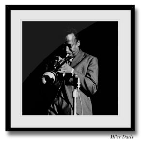 Miles Davis - High-End Photography by Lee Tanner | Framed Print Series