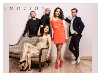 Internationally Acclaimed Emocion JULY 10 @ DIZZY’S CLUB U.S. Premiere!