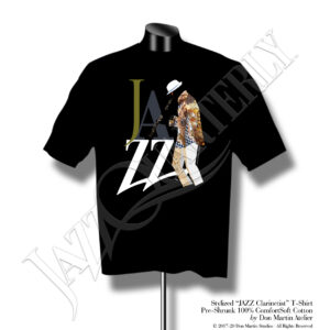 The Jazz Clarinetist by Don Martin T-Shirt